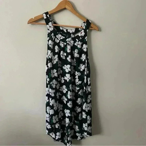 Torrid Floral Chiffon Hi-Lo Tank Top 0/L - Picture 4 of 7